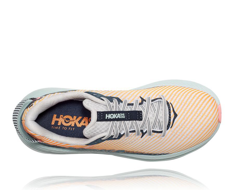 Tenis Hoka One One Mujer Negros/Beige - Rincon 2 - WSLE69187